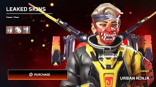 NEW LEAKED URBAN EVENT SKINS! Apex Legends