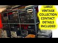 Larg vintage  audio gear collection  some are so rare 