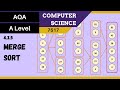 43. AQA A Level (7517) SLR5 - 4.3.5 Merge sort