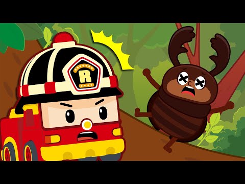 Cervo Volante Bloccato!│Équipe de Sauvetage des Insectes│Gioco di Puzzle│Robocar POLI tivù
