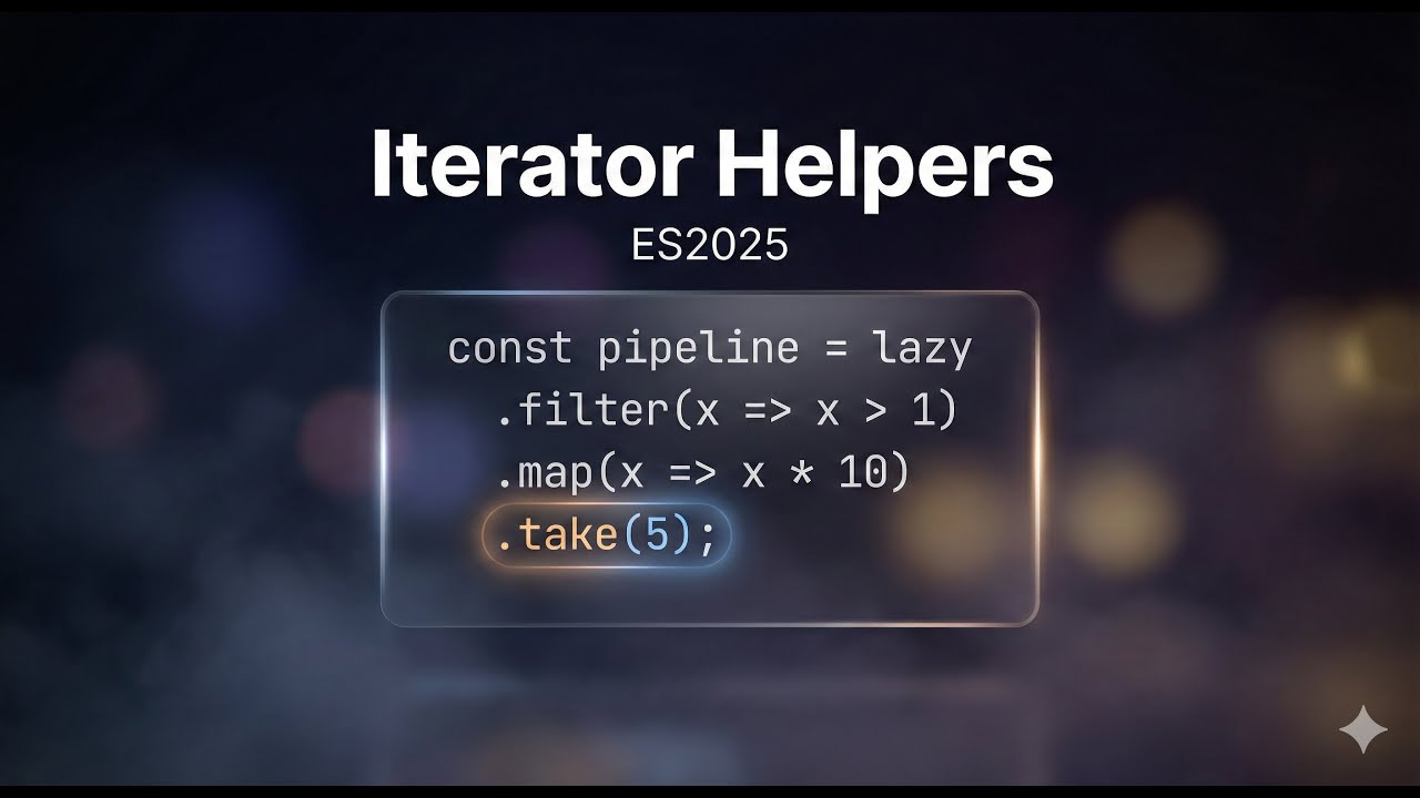 Stop Converting Iterators to Arrays — Use Iterator Helpers (ES2025 ...