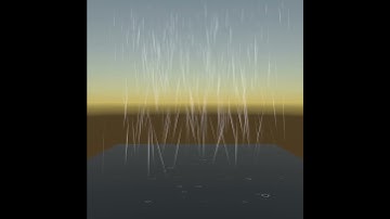 雨のパーティクル #unity