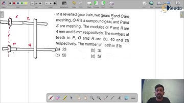 Practice Question 2: Reverted Gear Train | Gear Trains | GATE Theory of Machines and Vibrations