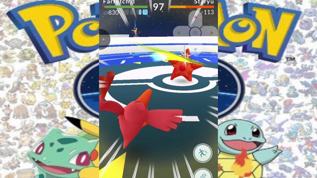 Pokemon go rare Pokemons epic gym battles(Aerodactyl,Farfetch'd,Mr