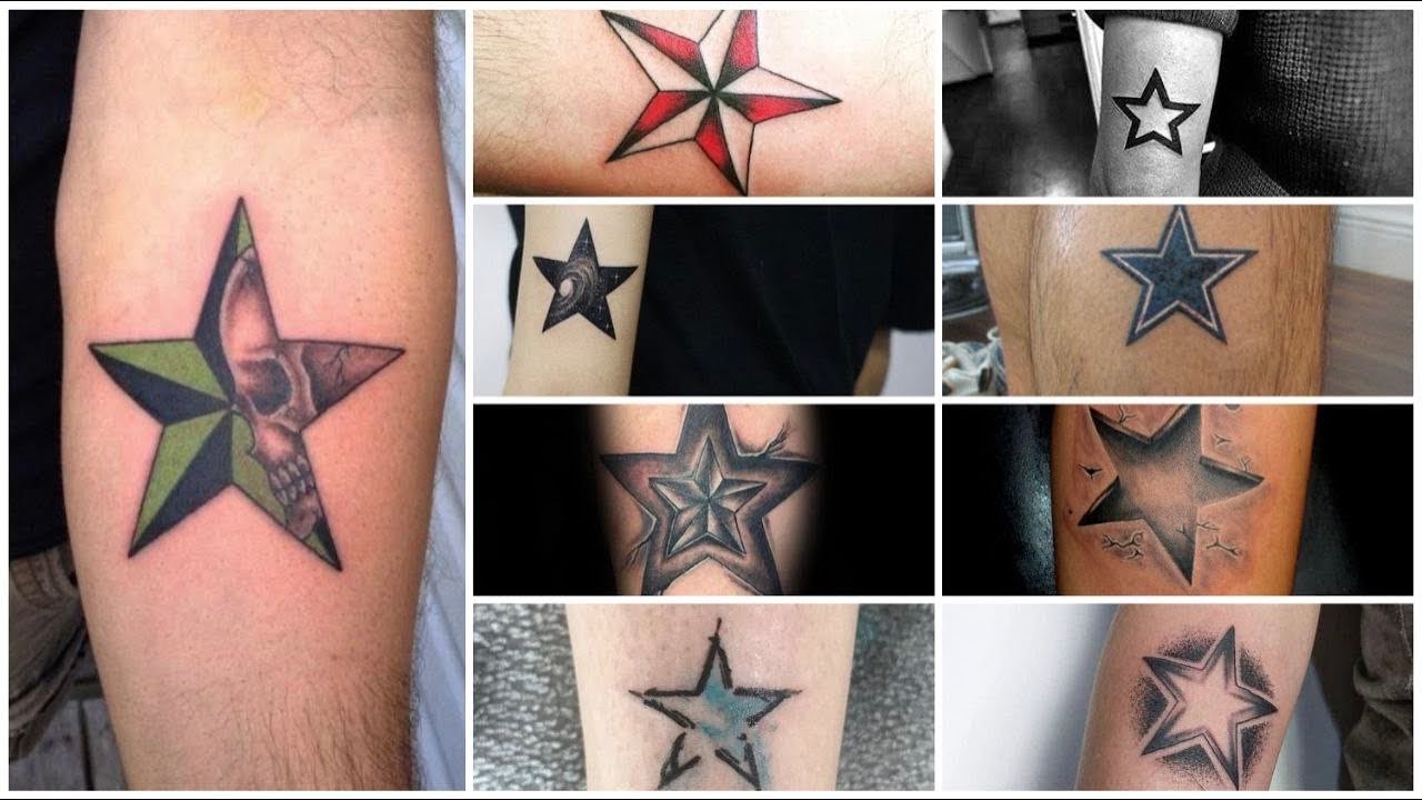 Beautiful Star tattoo for men | star tattoo design | tattoo ideas for men and women | star tattoo