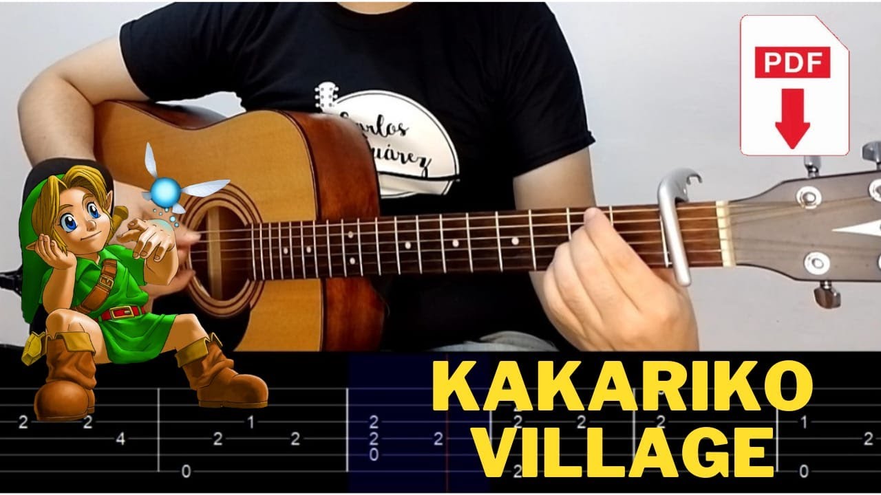 Kakariko Village Theme Fingerstyle Cover (TABS + PDF) The Legend of