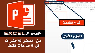 من الصفر الي الأحتراف الجزء الأول  POWER POINT 2013 شرح برنامج البور بوينت