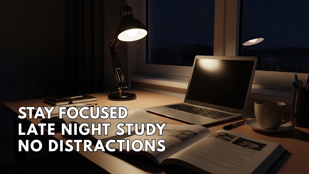 Calm Study Music for Deep Concentration on a Rainy Night