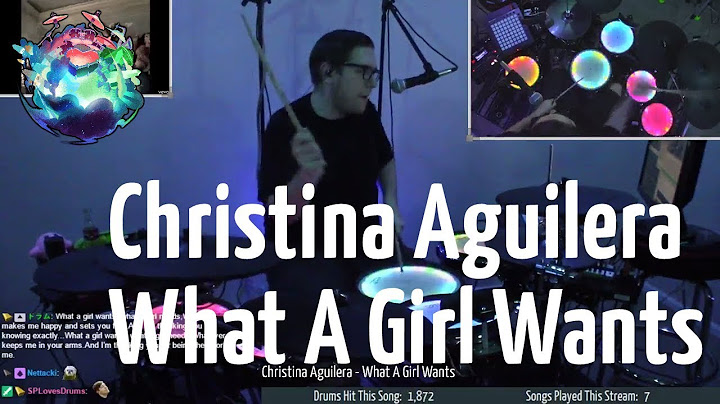 What a Girl Wants Drums version - Drums performance video thumbnail
