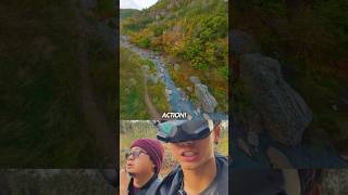 Flying Drone through Natural Hot Springs ♨️🌲