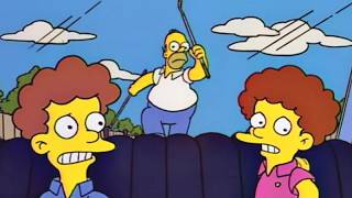 Homer Babysits Rod and Todd