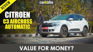 Citroen C3 Aircross Automatic- Comfortable And Affordable | First Drive | car&bike
