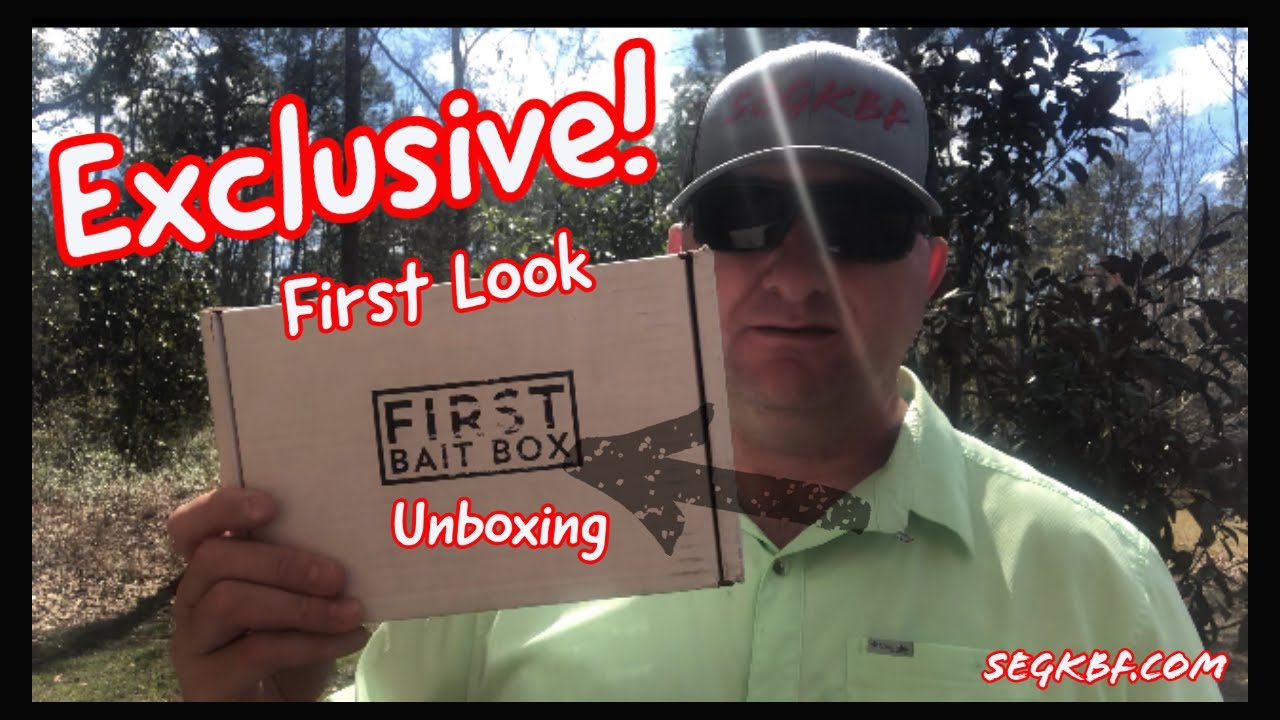 First Bait Box (EXCLUSIVE UNBOXING)..Newest Subscription Bait Box on the market