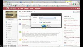 Schoology- Import Course