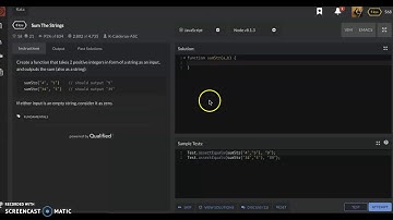 CodeWars Challenge Tutorial