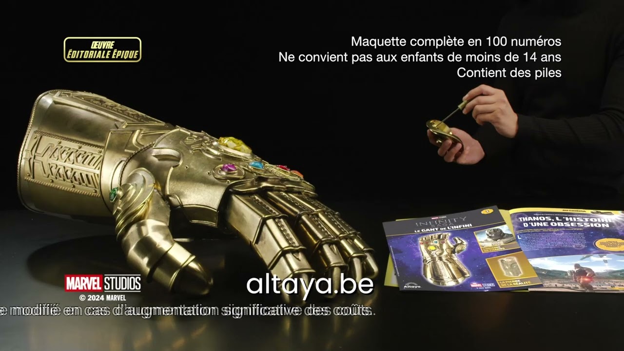  Montez pas à pas le Gant de Thanos