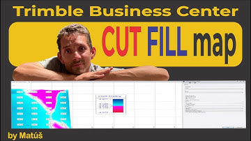 How to create CutFill map in Trimble Business Center