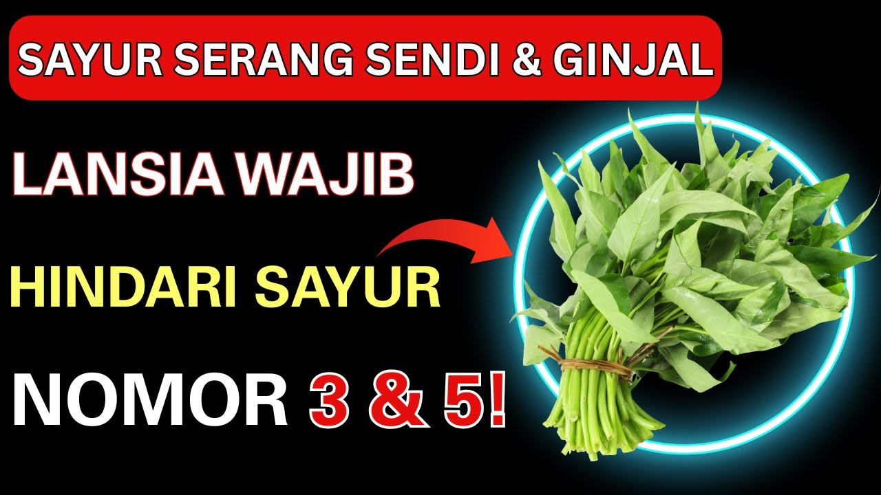 TERLIHAT SEHAT, TAPI BERACUN! 6 Sayuran Ini Memperparah Penyakit Lansia! DOKTER MEMPERINGATKAN!