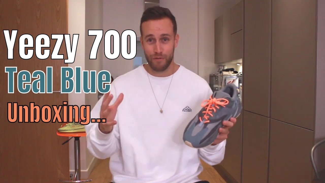 yeezy 700 teal blue shirt