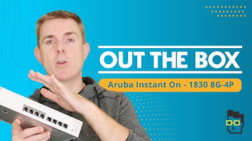 Out the Box Series - Aruba Instant On 1830 8G-4P Switch (JL811A)