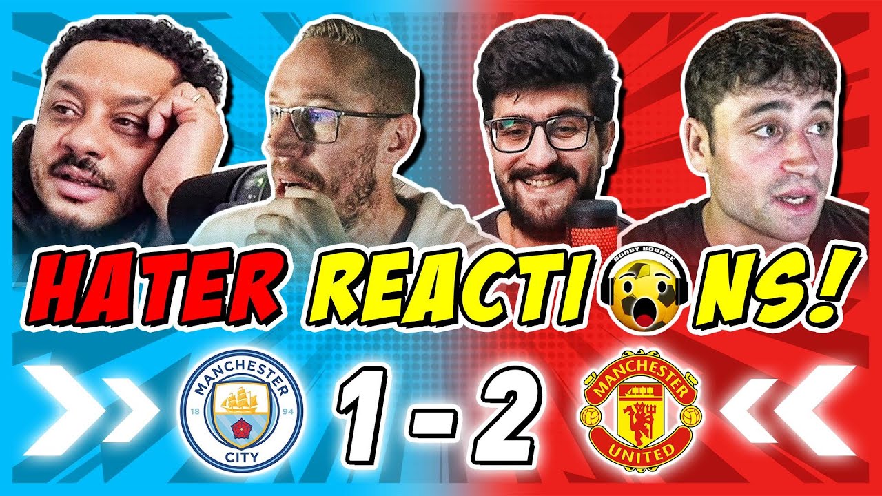 MAN UTD RIVALS & HATERS STUNNED 😲 REACTION TO MAN CITY 1-2 MAN UTD | PREMIER LEAGUE FAN REACTIONS