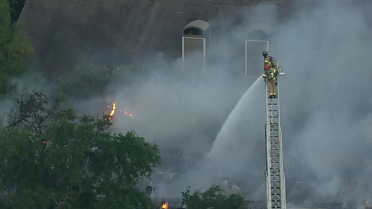 Firefighters responding to large fire off Westpark Tollway in west ...