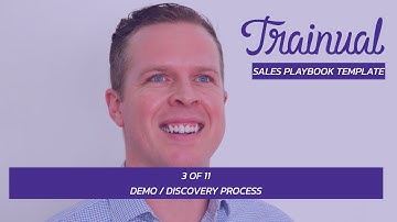 Trainual Template: Demo Process (https://salesplaybookbuilder.io/trainual)