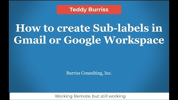 How to create Sub labels or Nest Labels in Gmail or Google Workspace.