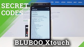 Secret Codes BLUBOO Xtouch - Hidden Options / Advanced Features