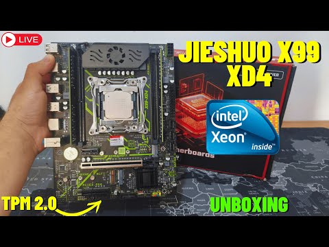 AO VIVO - NOVA PLACA X99 JIESHUO XD4 + COOLER LOW PROFILE TEUCER