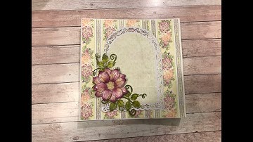 DAZZLING DAHLIA LARGE FOLIO PART 1 TUTORIAL SHELLIE GEIGLE JS HOBBIES AND CRAFTS