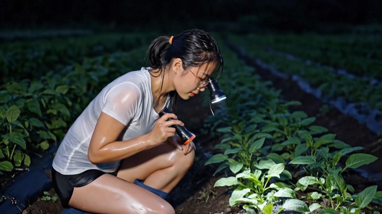 A Young Woman Living on a Mountain Farm | Mountain Family Farm Life, Growing & Harvesting Real Life