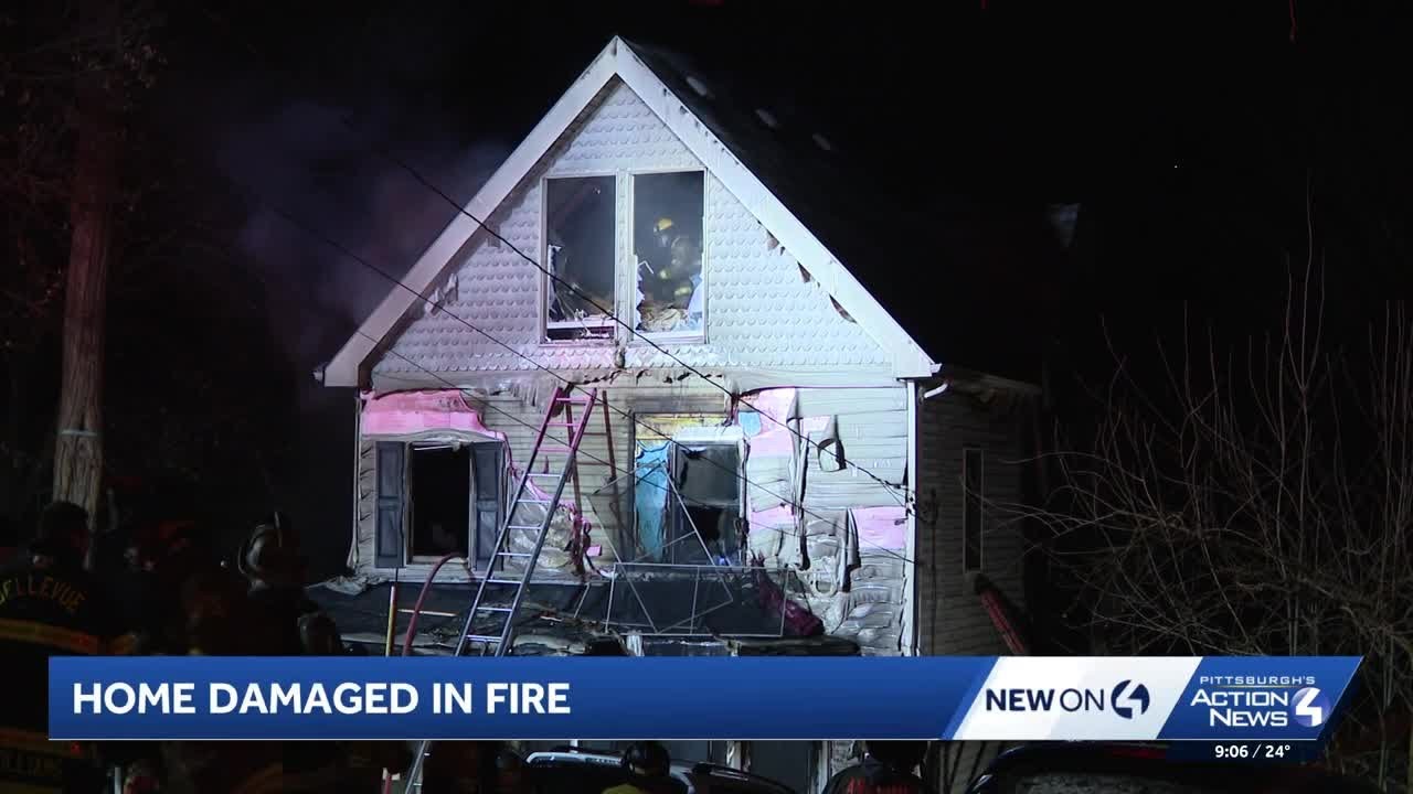 Fire officials respond to fire at home in Ben Avon, Allegheny County ...