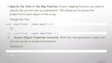 Mapping a Sub-Component in React: Solving the Cannot Read Property Error
