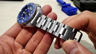 часы Steeldive 1970 после плавания в море, хомаж на Seiko Капиан Уиллард