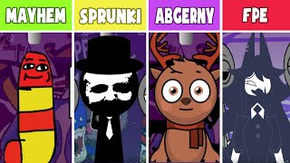 Incredibox Pibble Mayhem Original Vs Sprunki Vs Abgerny Vs Fundamental Paper Special Version