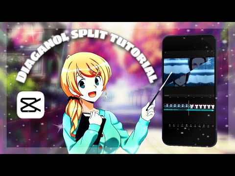 Diagonal slice transition / Capcut tutorial