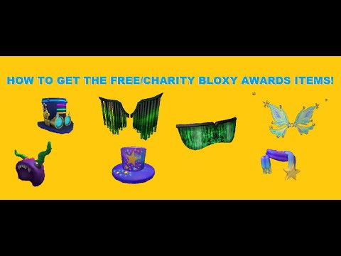 7th Annual Bloxy Awards Items