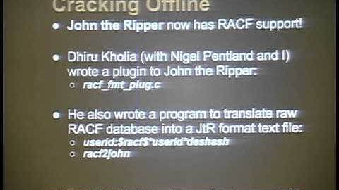 Shmoocon 2013 - Mainframed The Secrets Inside that Black Box