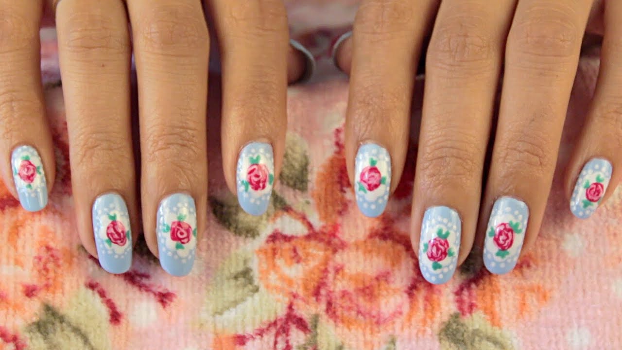 2. "Easy Cath Kidston Nail Art Tutorial" - wide 6