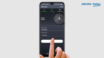 How to Connect HomeWhiz Function with Mobile in Voltas Beko Washing Machine