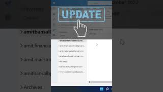 How to Refresh Outlook Desktop App? #short screenshot 3
