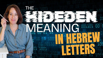 Hebrew Letters Are Actually Numbers (This Changes Everything)