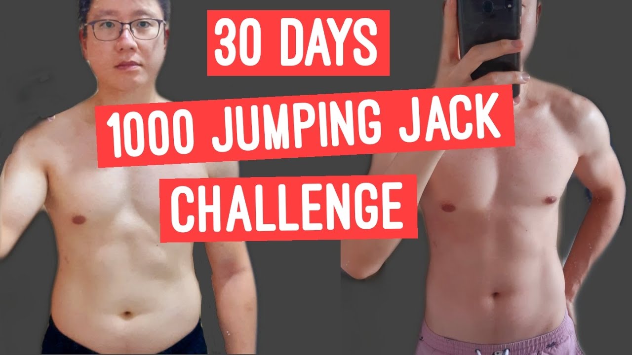 30 Days 1000 Jumping Jack Challenge Youtube