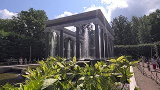 Walk around the Magnificent Peterhof, Fountain Lion Cascade, Day One St.Petersburg 10.08.21 HDQ pt10