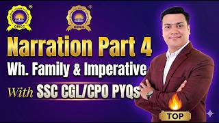 Narration part 4 | Narration CPO PYQs | Narration for SSC | Direct &amp; Indirect | Gmcc live