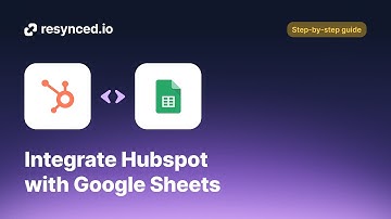 Integrate HubSpot CRM with Google Sheets