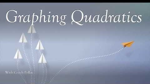 Graphing Quadratics intro