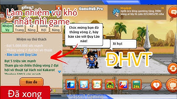 Ngọc Rồng Online | LÀM NHIỆM VỤ KHÓ NHẤT GAME : NHIỆM VỤ DHVT | Gillssc1 - NRO | #ngocrongonline