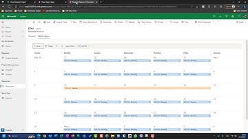 Fixed duration Project and Resource calendar in Microsoft Project for the Web